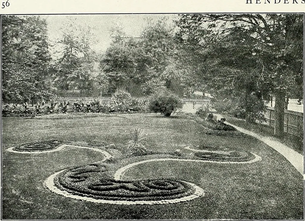 An illustration from Henderson's picturesque gardens and ornamental gardening illustrated, 1908, leaf 61