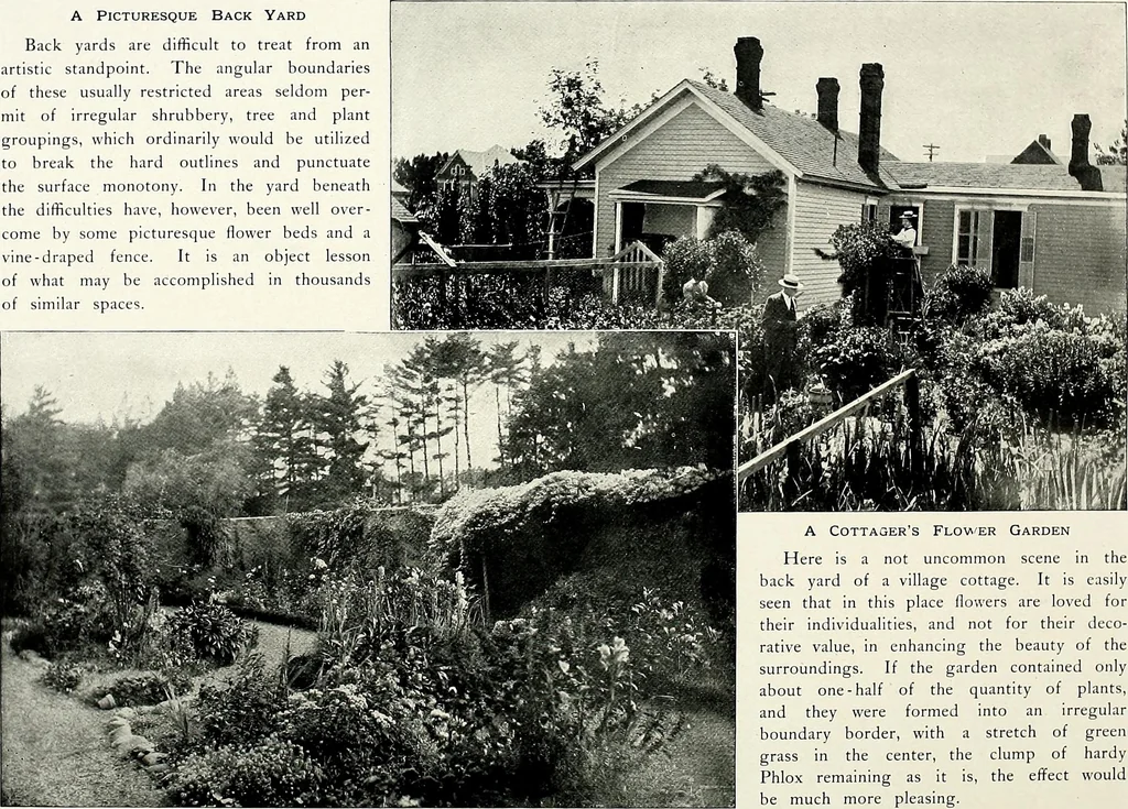 An illustration from Henderson's picturesque gardens and ornamental gardening illustrated, 1908, leaf 62