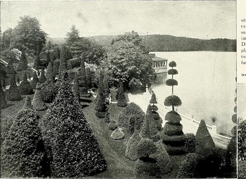 An illustration from Henderson's picturesque gardens and ornamental gardening illustrated, 1908, leaf 65
