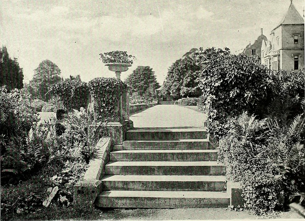An illustration from Henderson's picturesque gardens and ornamental gardening illustrated, 1908, leaf 69