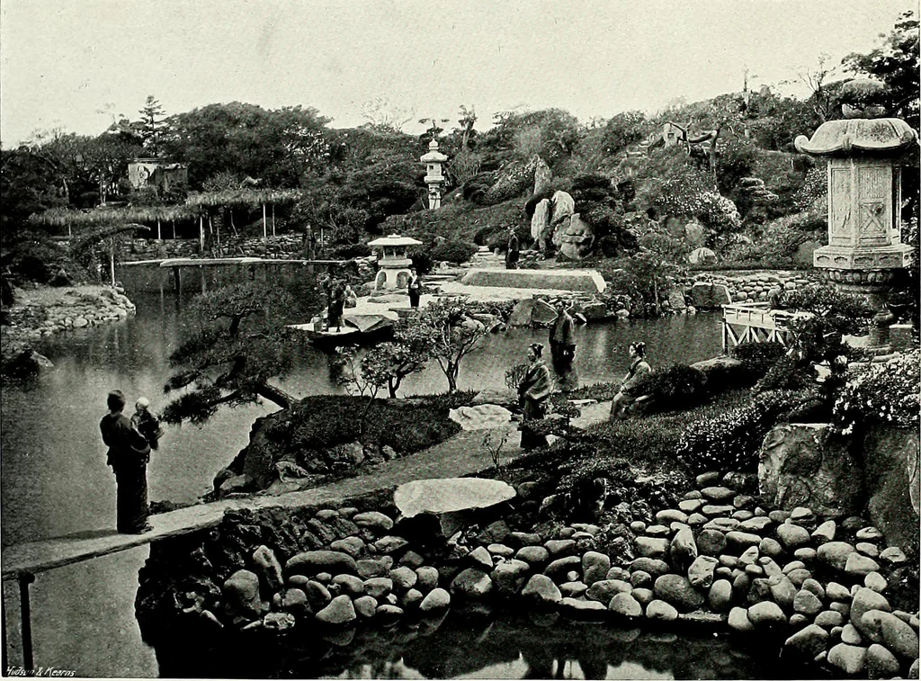 An illustration from Henderson's picturesque gardens and ornamental gardening illustrated, 1908, leaf 75