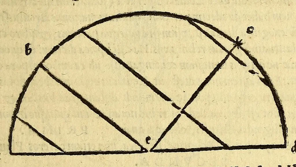 An illustration from Henrici Glareani Helvetii, poetae laureati de geographia liber unus,, 1539, leaf 19