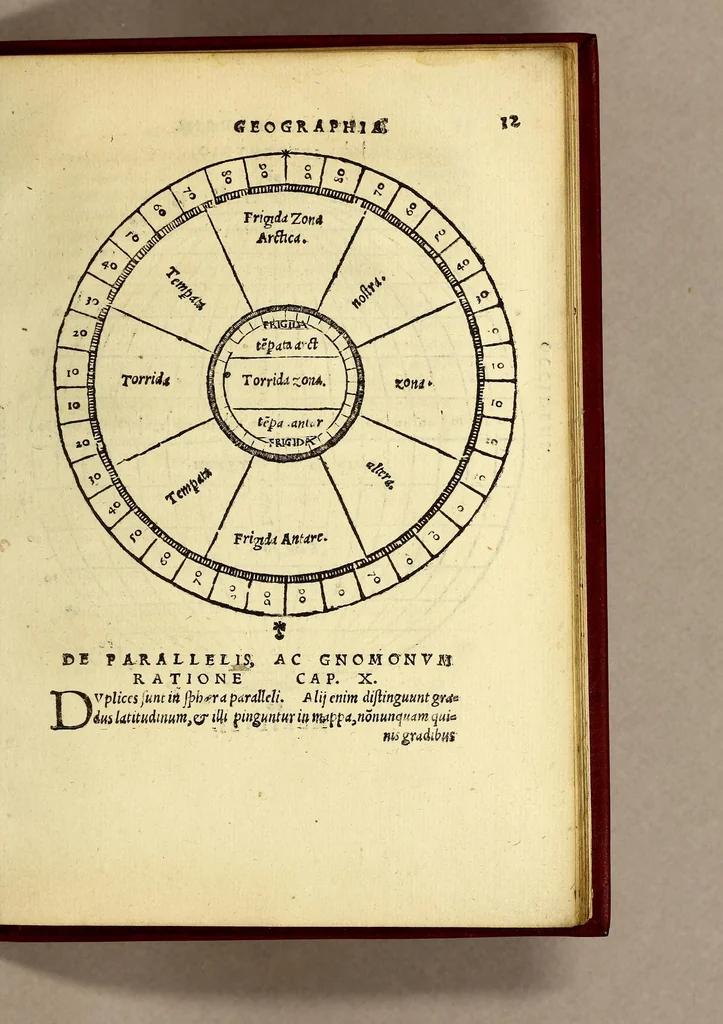 An illustration from Henrici Glareani Helvetii, poetae laureati de geographia liber unus,, 1539, leaf 29
