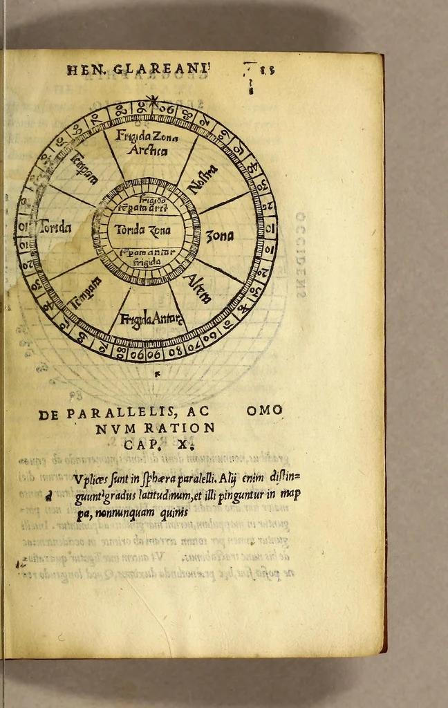 An illustration from Henrici Glareani Helvetii poetae laureati de geographia liber unus, 1538, leaf 29