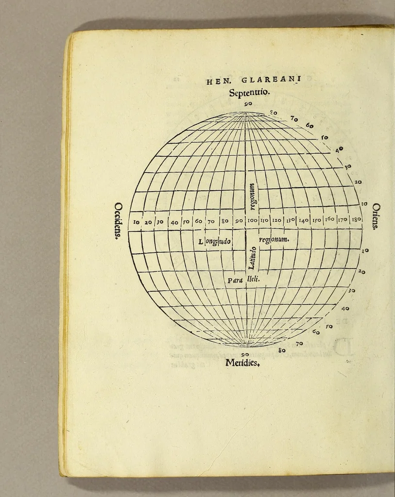 An illustration from Henrici Glareani, poetae laureati de geographia liber unus,, 1528, leaf 28