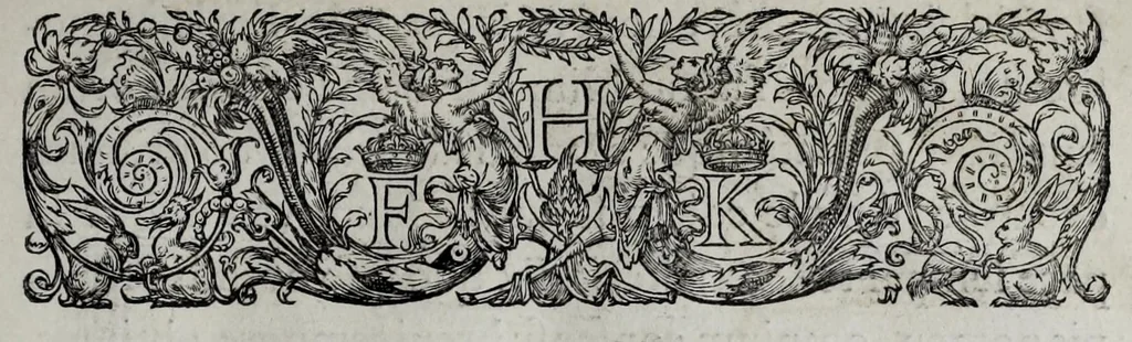 An illustration from Henrici II. Galliarvm regis elogivm : cvm eivs verissime expressa effigie, 1560, leaf 15