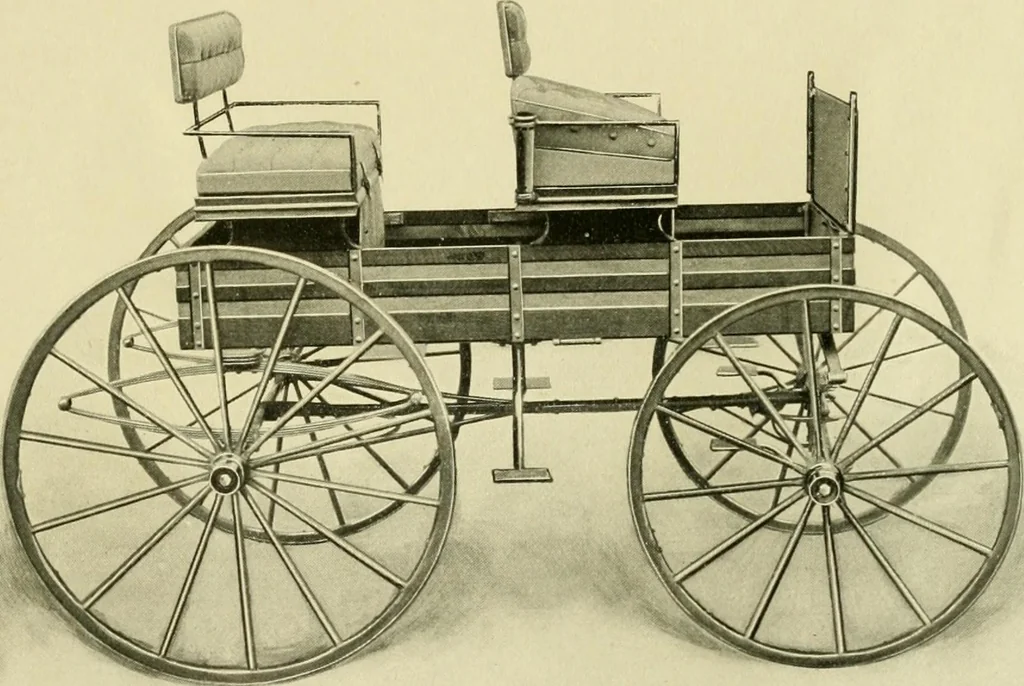 An illustration from Henry Hooker & Co., designers and builders of high grade carriages, New Haven, Connecticut, 1907, leaf 27