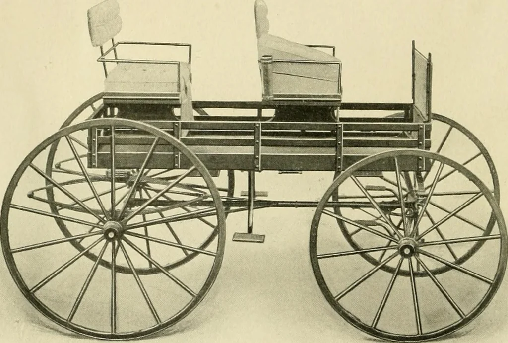 An illustration from Henry Hooker & Co., designers and builders of high grade carriages, New Haven, Connecticut, 1907, leaf 28