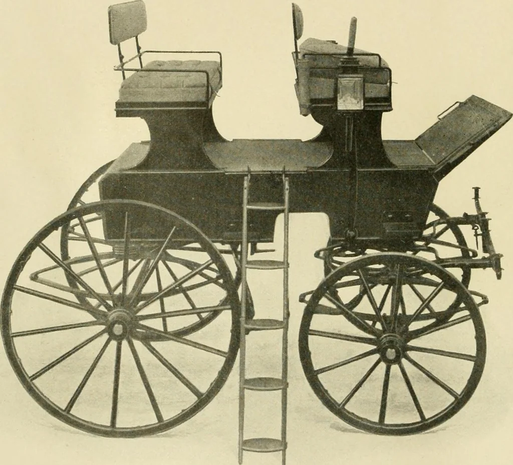 An illustration from Henry Hooker & Co., designers and builders of high grade carriages, New Haven, Connecticut, 1907, leaf 34