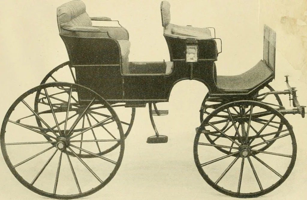 An illustration from Henry Hooker & Co., designers and builders of high grade carriages, New Haven, Connecticut, 1907, leaf 38