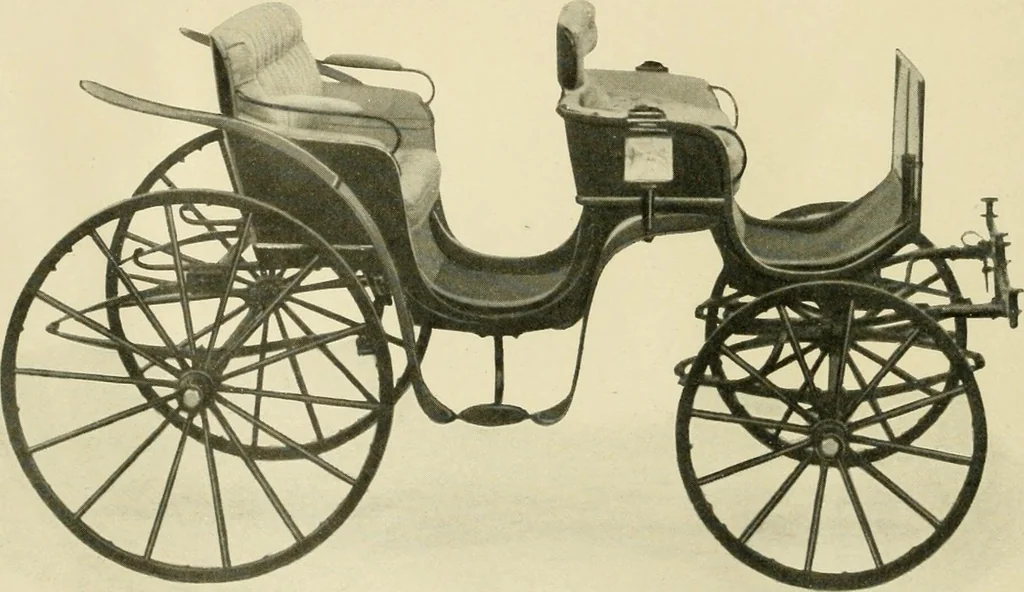 An illustration from Henry Hooker & Co., designers and builders of high grade carriages, New Haven, Connecticut, 1907, leaf 42