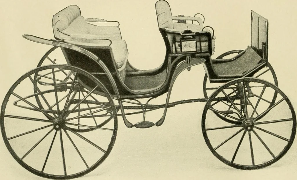 An illustration from Henry Hooker & Co., designers and builders of high grade carriages, New Haven, Connecticut, 1907, leaf 44