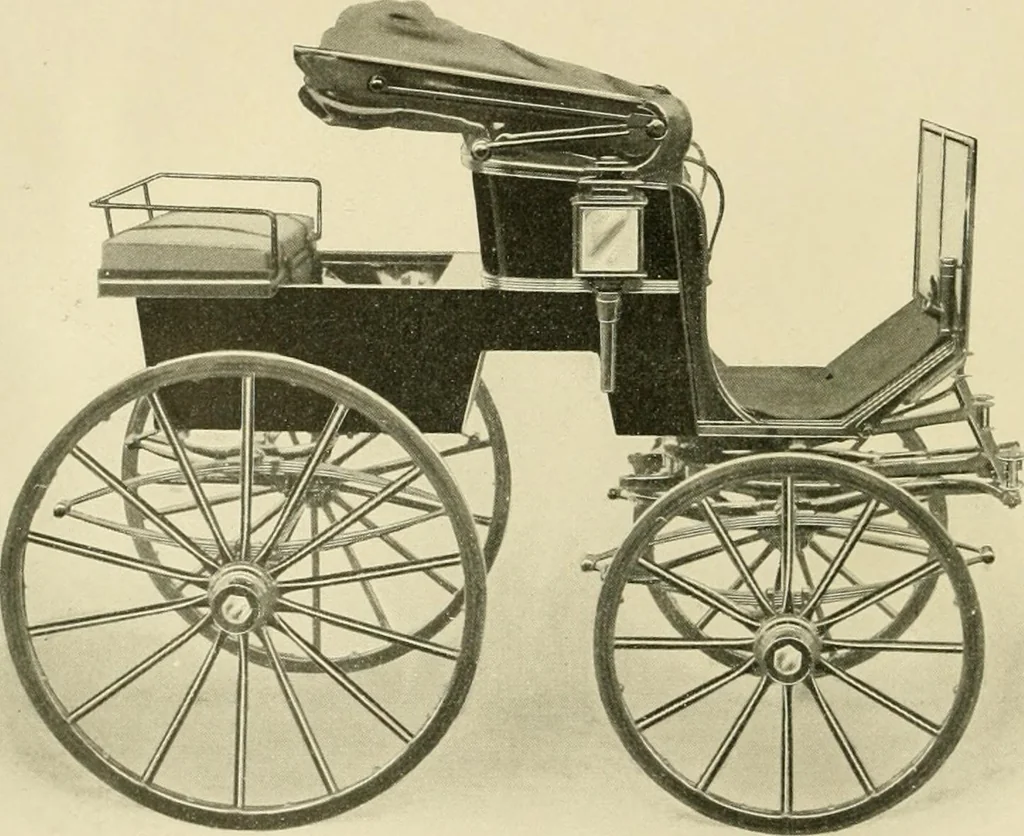 An illustration from Henry Hooker & Co., designers and builders of high grade carriages, New Haven, Connecticut, 1907, leaf 46