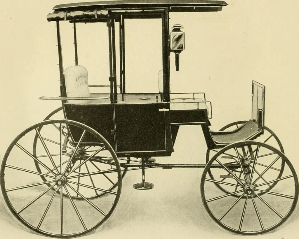 An illustration from Henry Hooker & Co., designers and builders of high grade carriages, New Haven, Connecticut, 1907, leaf 54