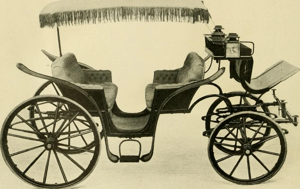 An illustration from Henry Hooker & Co., designers and builders of high grade carriages, New Haven, Connecticut, 1907, leaf 60