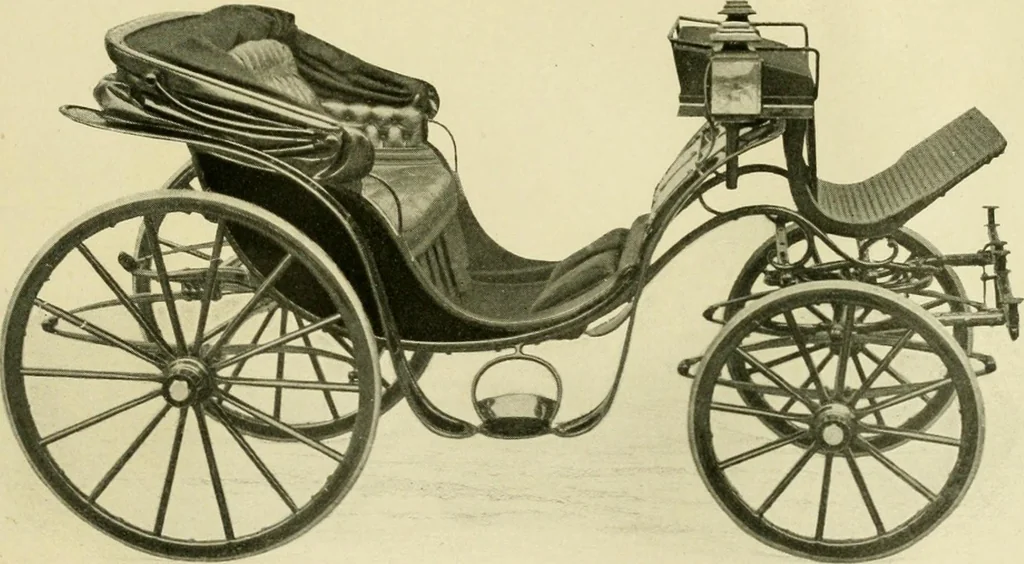 An illustration from Henry Hooker & Co., designers and builders of high grade carriages, New Haven, Connecticut, 1907, leaf 61