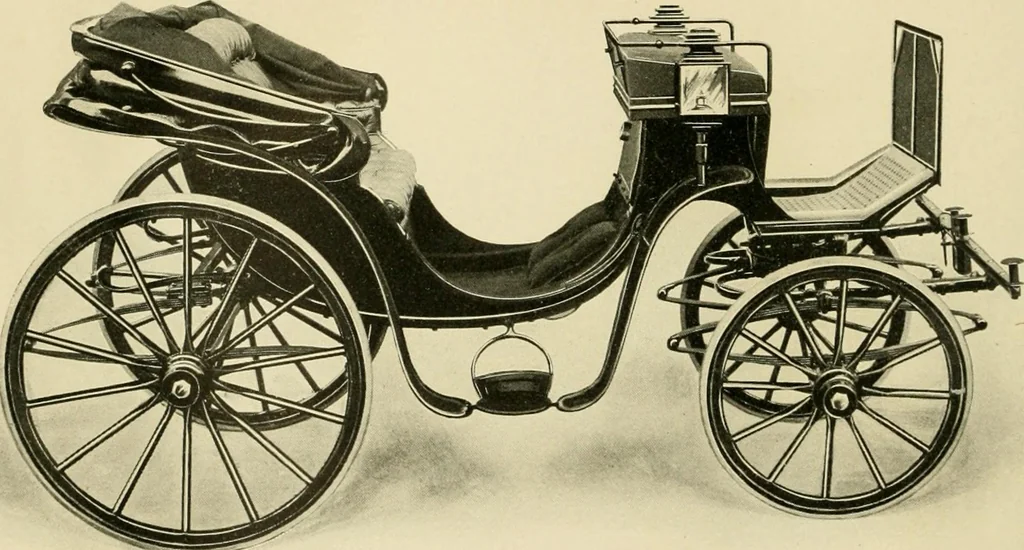 An illustration from Henry Hooker & Co., designers and builders of high grade carriages, New Haven, Connecticut, 1907, leaf 64