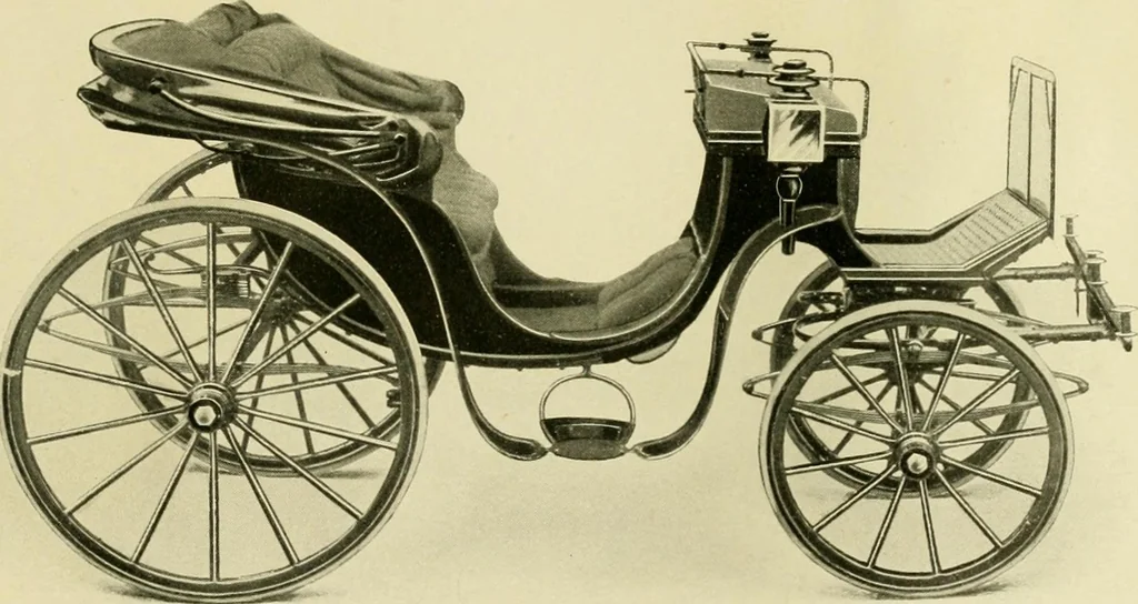 An illustration from Henry Hooker & Co., designers and builders of high grade carriages, New Haven, Connecticut, 1907, leaf 65