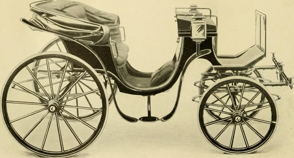 An illustration from Henry Hooker & Co., designers and builders of high grade carriages, New Haven, Connecticut, 1907, leaf 66