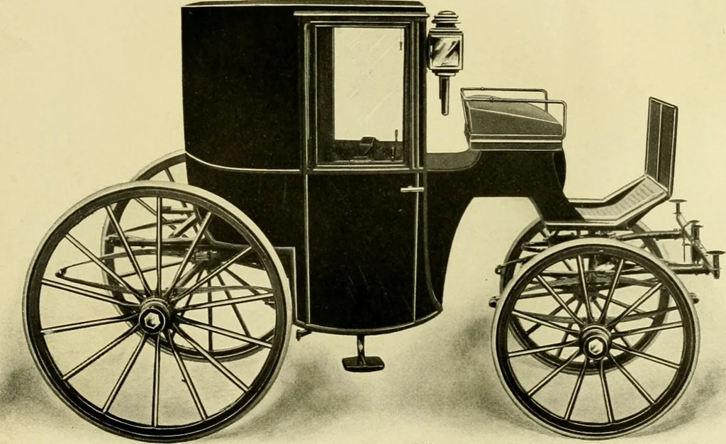 An illustration from Henry Hooker & Co., designers and builders of high grade carriages, New Haven, Connecticut, 1907, leaf 67