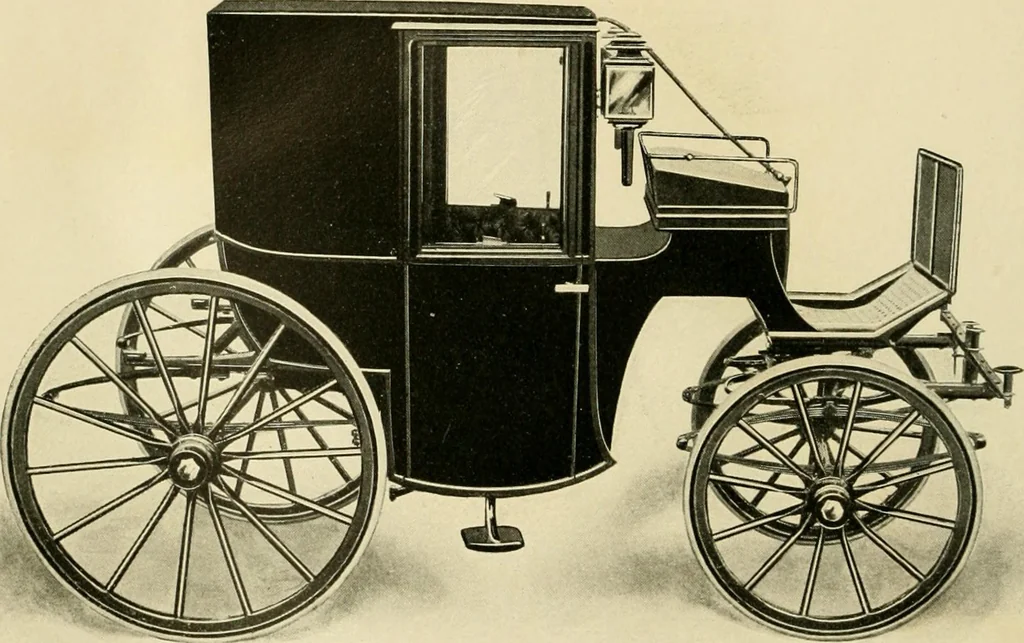 An illustration from Henry Hooker & Co., designers and builders of high grade carriages, New Haven, Connecticut, 1907, leaf 68