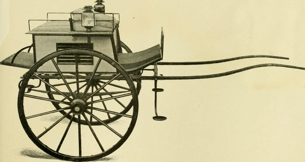 An illustration from Henry Hooker & Co., designers and builders of high grade carriages, New Haven, Connecticut, 1907, leaf 9