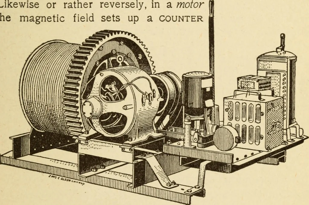 An illustration from Henry and Hora's modern electricity; a practical working encyclopedia, 1915, leaf 146