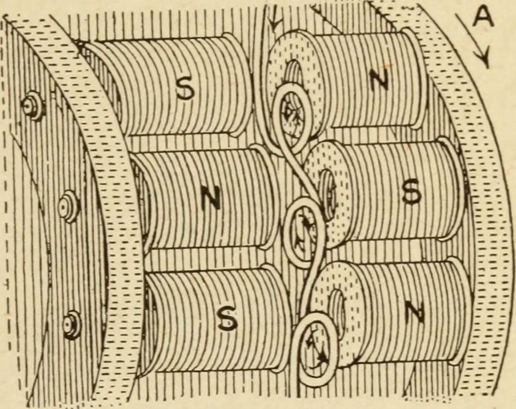 An illustration from Henry and Hora's modern electricity; a practical working encyclopedia, 1915, leaf 176