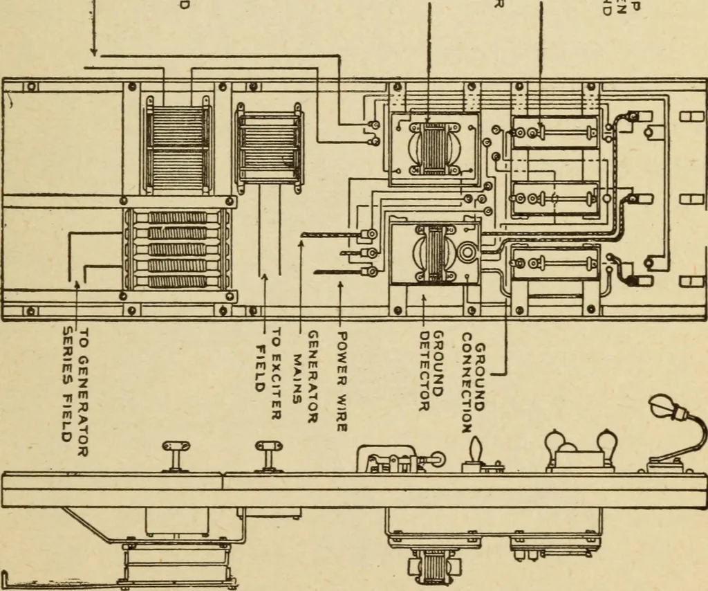 An illustration from Henry and Hora's modern electricity; a practical working encyclopedia, 1915, leaf 194
