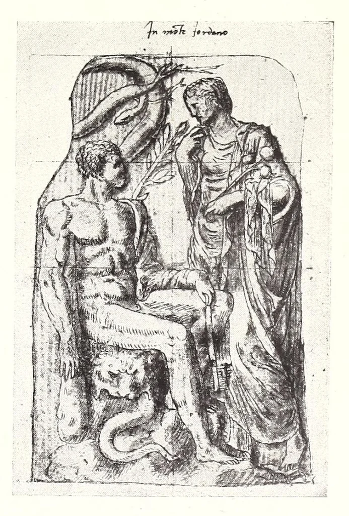 An illustration from Herakles bei den Hesperiden, 1923, leaf 7