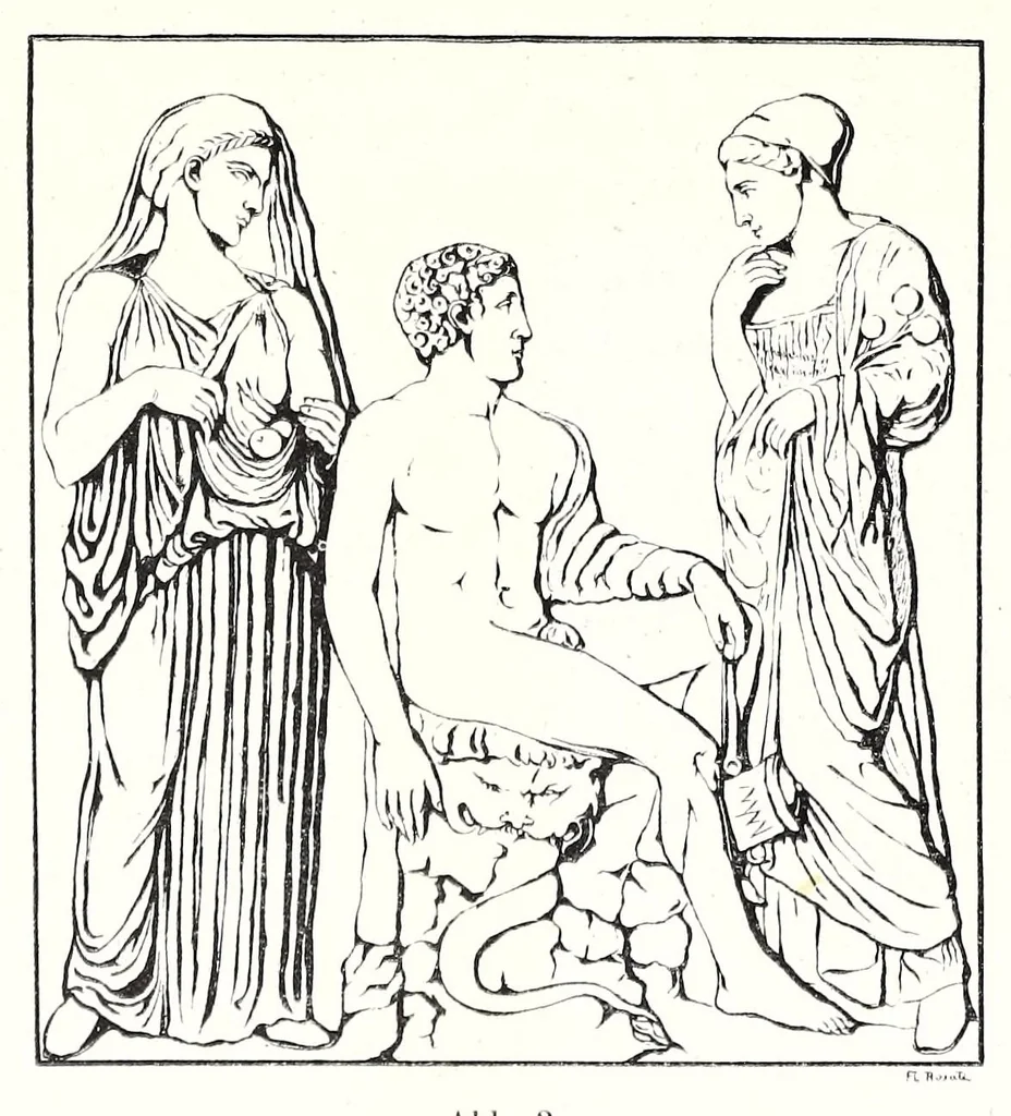 An illustration from Herakles bei den Hesperiden, 1923, leaf 8