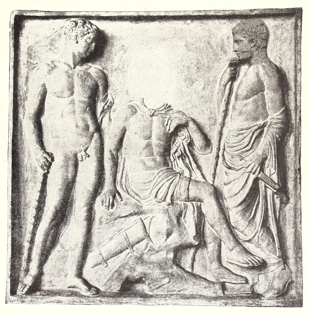 An illustration from Herakles bei den Hesperiden, 1923, leaf 9