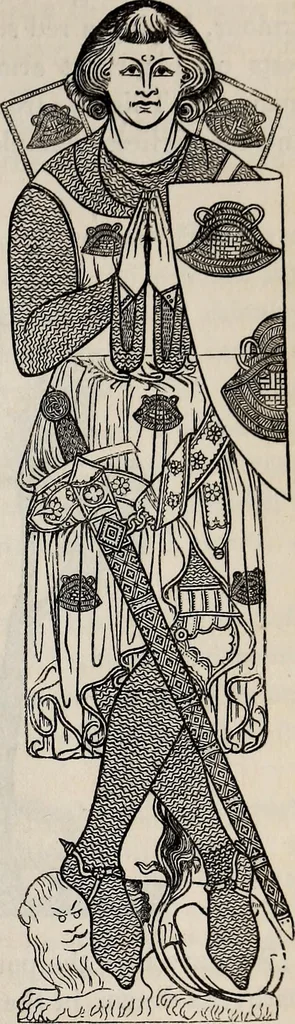An illustration from The Herald and genealogist, 1863, leaf 249