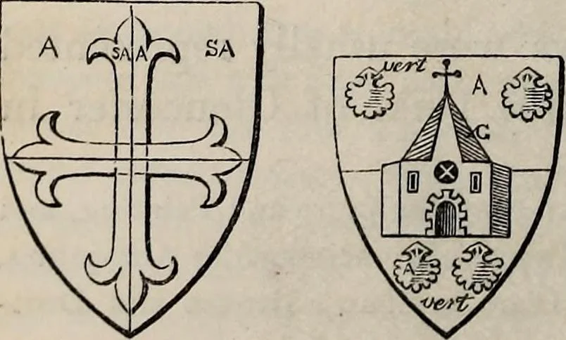 An illustration from The Herald and genealogist, 1863, leaf 262