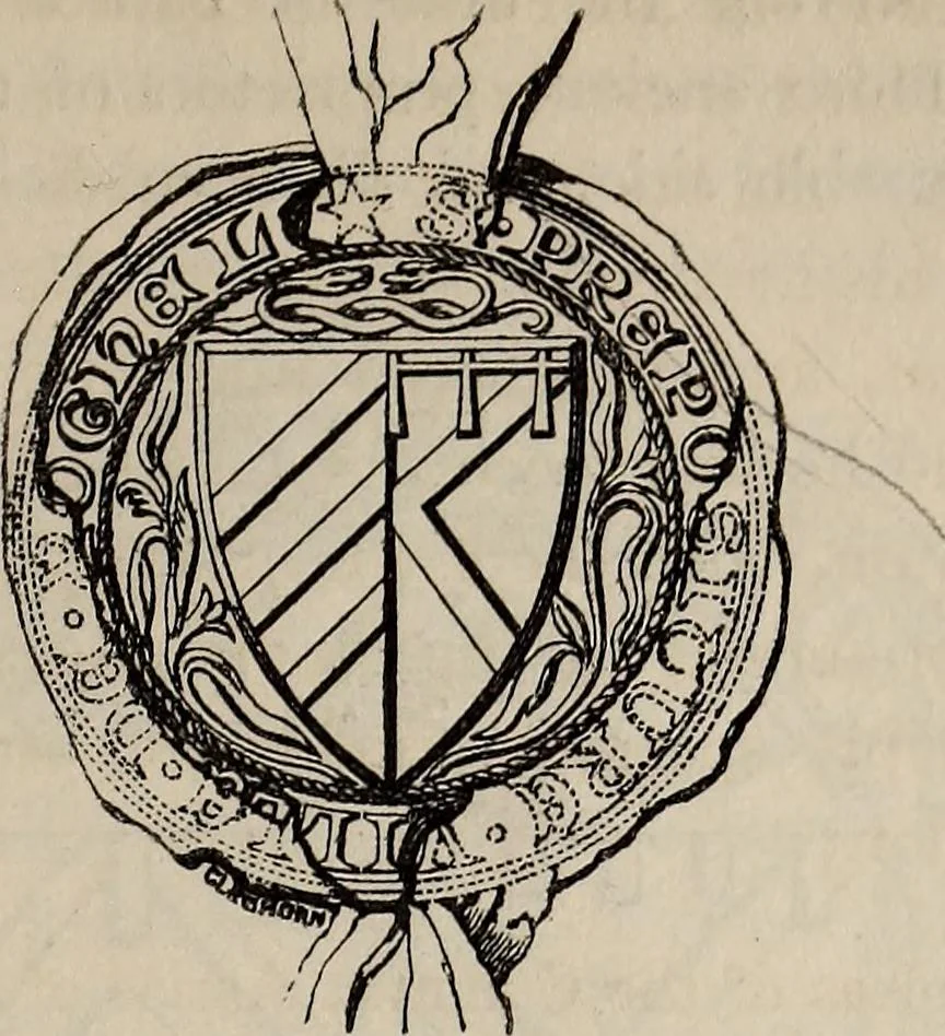 An illustration from The Herald and genealogist, 1863, leaf 507