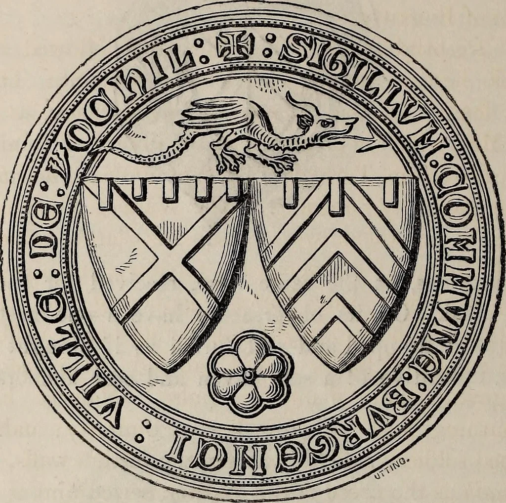 An illustration from The Herald and genealogist, 1863, leaf 508