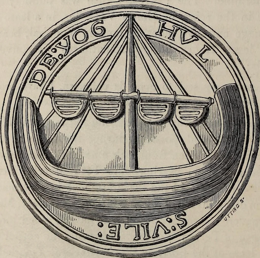 An illustration from The Herald and genealogist, 1863, leaf 512