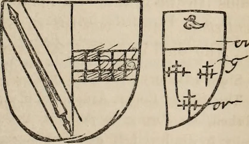 An illustration from The Herald and genealogist, 1863, leaf 525