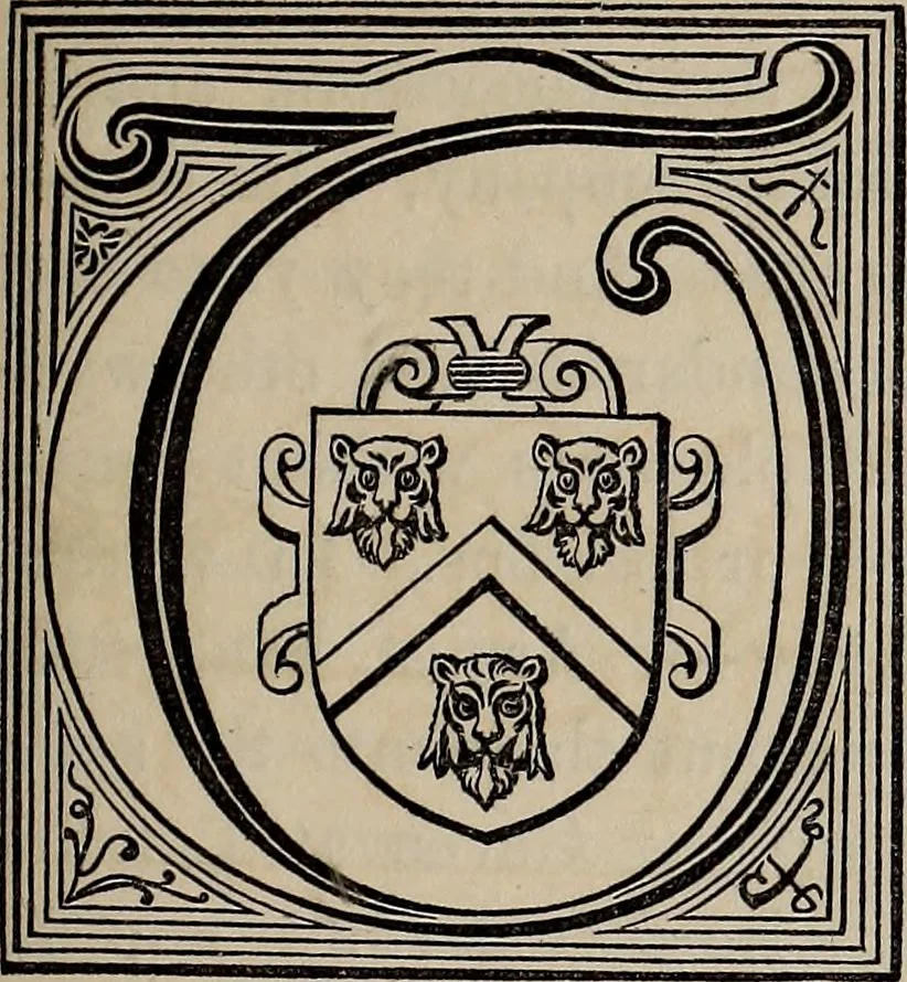 An illustration from The Herald and genealogist, 1863, leaf 55