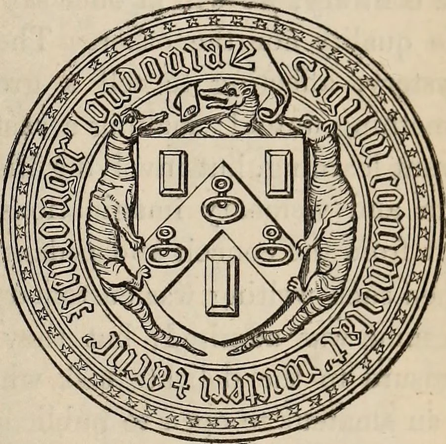 An illustration from The Herald and genealogist, 1863, leaf 57