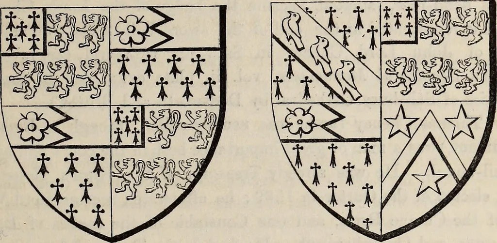 An illustration from The Herald and genealogist, 1865, leaf 143