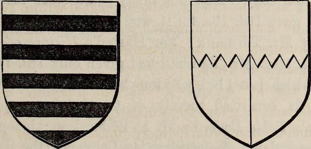 An illustration from The Herald and genealogist, 1865, leaf 177