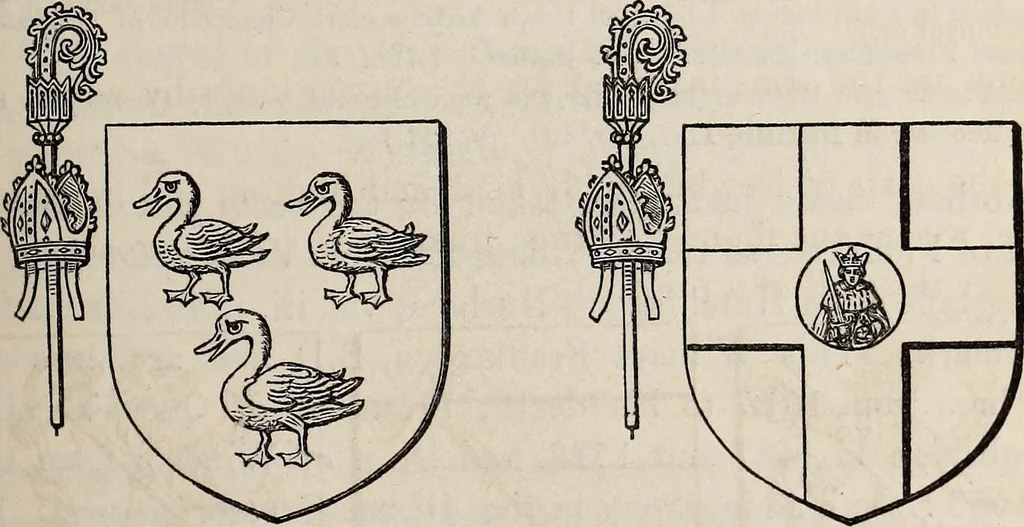 An illustration from The Herald and genealogist, 1865, leaf 201