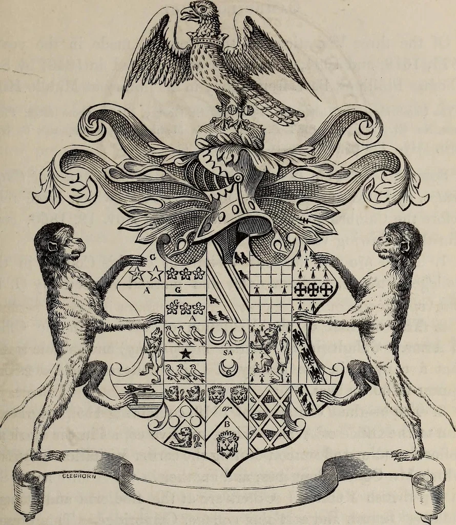 An illustration from The Herald and genealogist, 1865, leaf 209