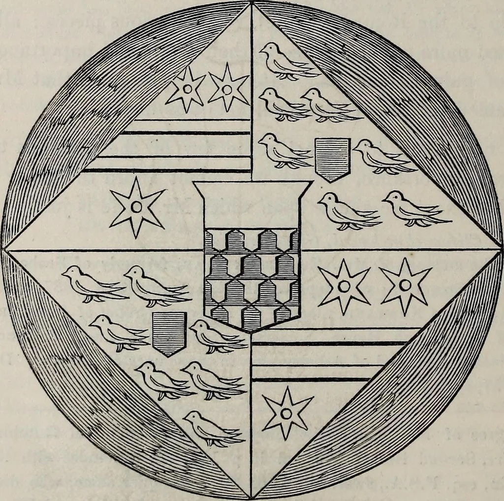 An illustration from The Herald and genealogist, 1865, leaf 232