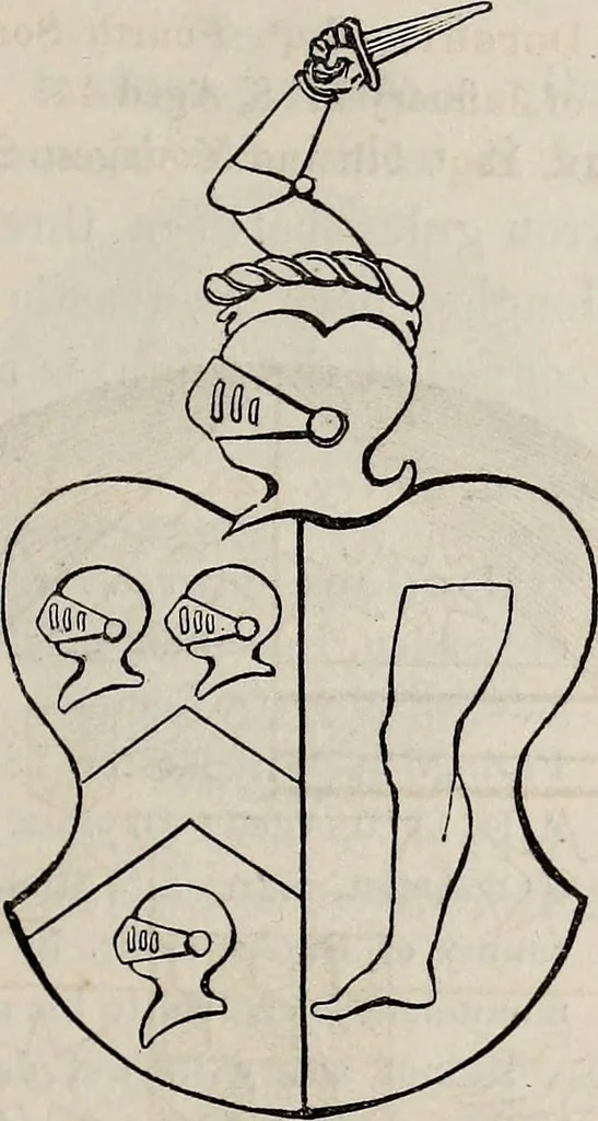 An illustration from The Herald and genealogist, 1865, leaf 233