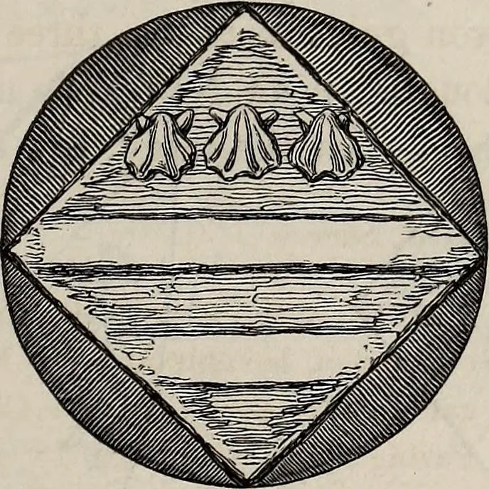 An illustration from The Herald and genealogist, 1865, leaf 235