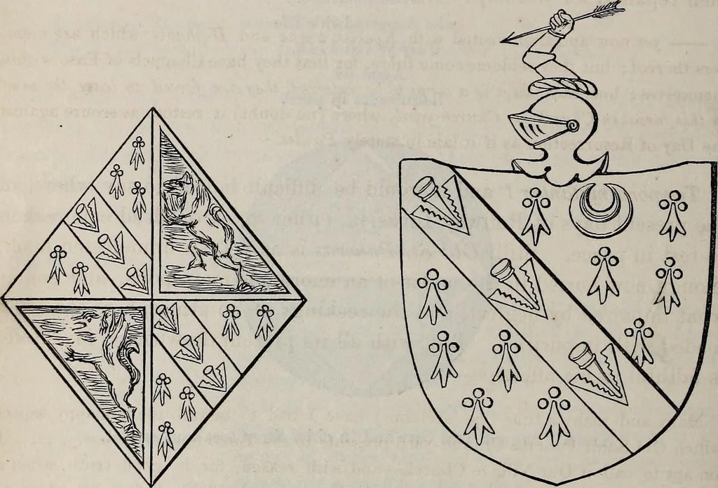 An illustration from The Herald and genealogist, 1865, leaf 236