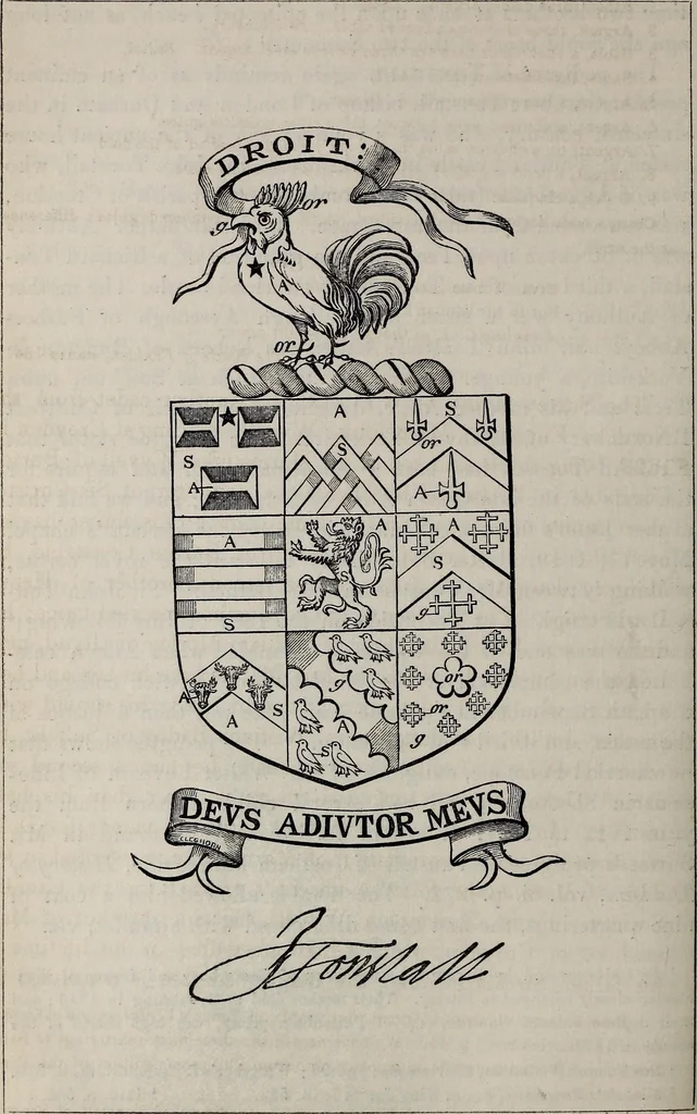 An illustration from The Herald and genealogist, 1865, leaf 296