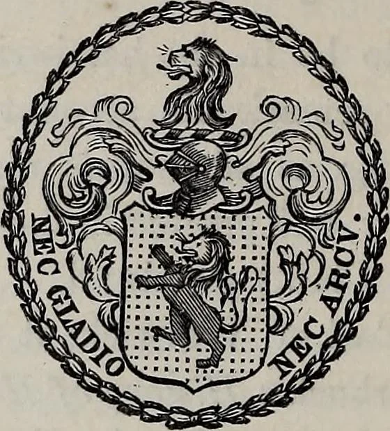 An illustration from The Herald and genealogist, 1865, leaf 434